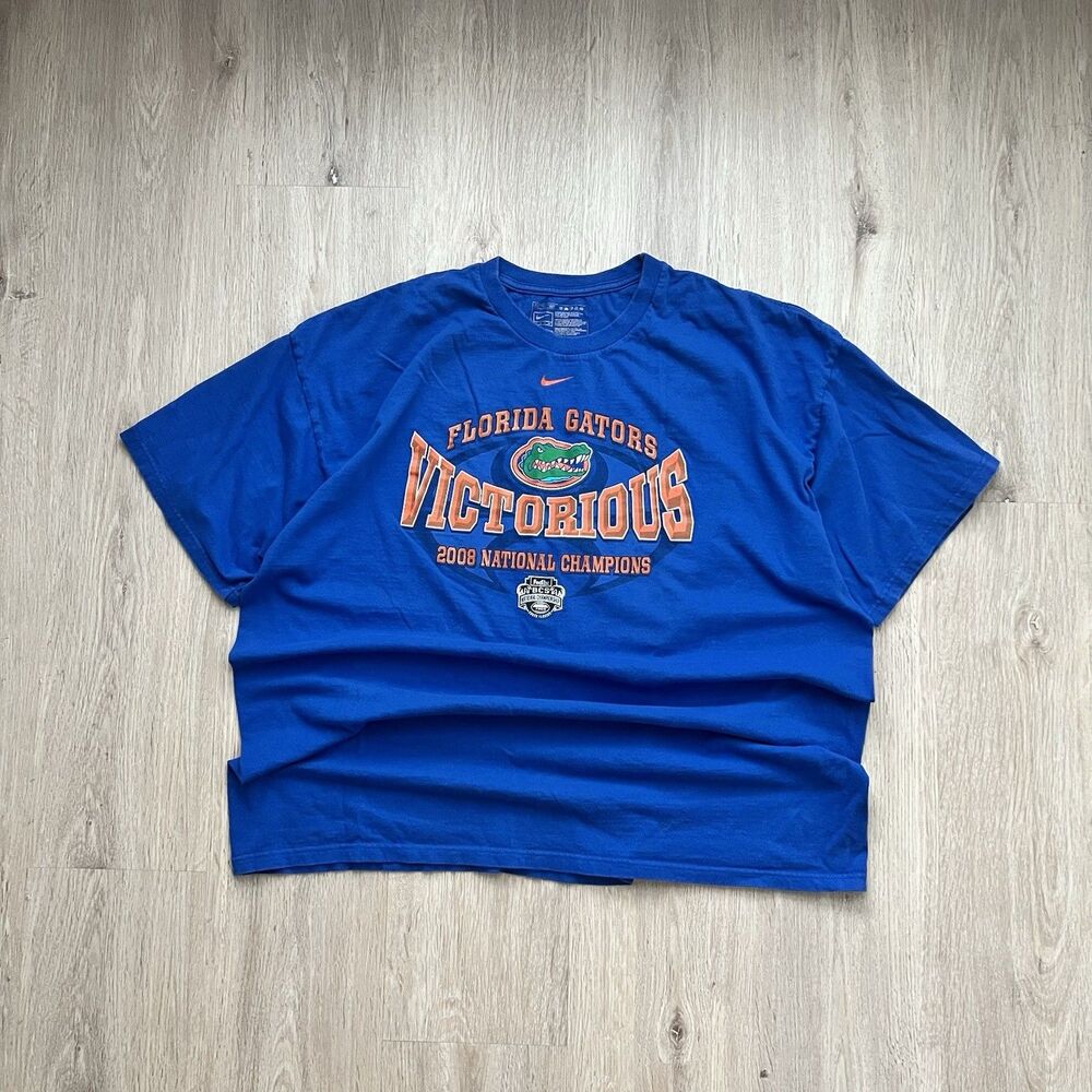 Nike Florida Gators 2008 National Champions Double Sided T-Shirt Men’s 2XL